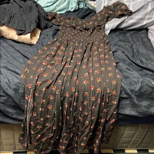 Off the shoulder floral dress